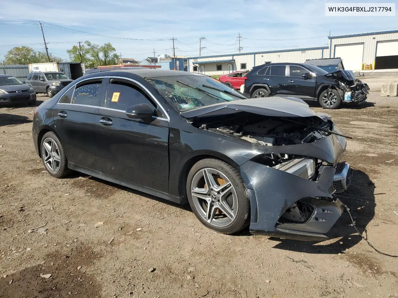 2020 Mercedes-Benz A 220 4Matic VIN: W1K3G4FBXLJ217794 Lot: 56295085