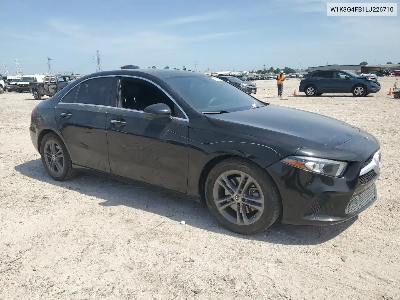 2020 Mercedes-Benz A 220 4Matic VIN: W1K3G4FB1LJ226710 Lot: 56889485