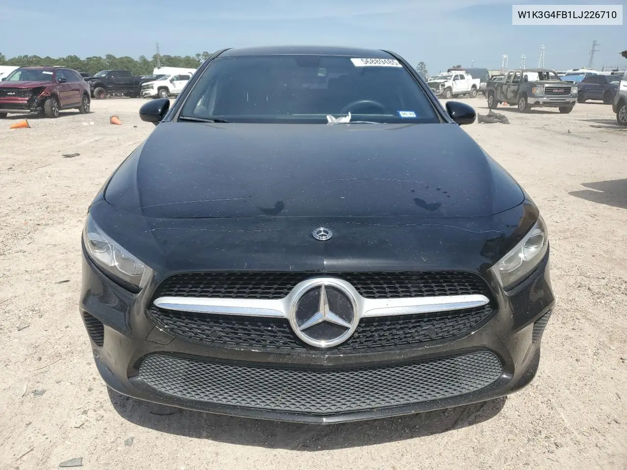 2020 Mercedes-Benz A 220 4Matic VIN: W1K3G4FB1LJ226710 Lot: 56889485
