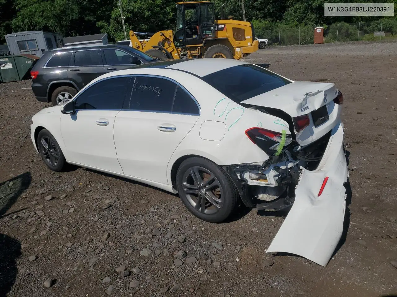 2020 Mercedes-Benz A 220 4Matic VIN: W1K3G4FB3LJ220391 Lot: 62083055
