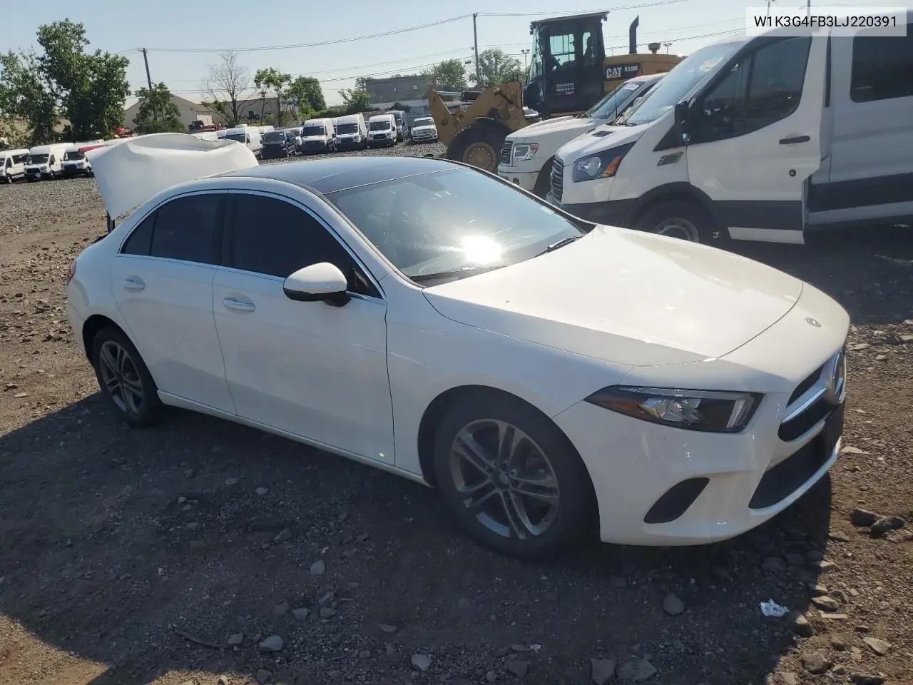 2020 Mercedes-Benz A 220 4Matic VIN: W1K3G4FB3LJ220391 Lot: 62083055