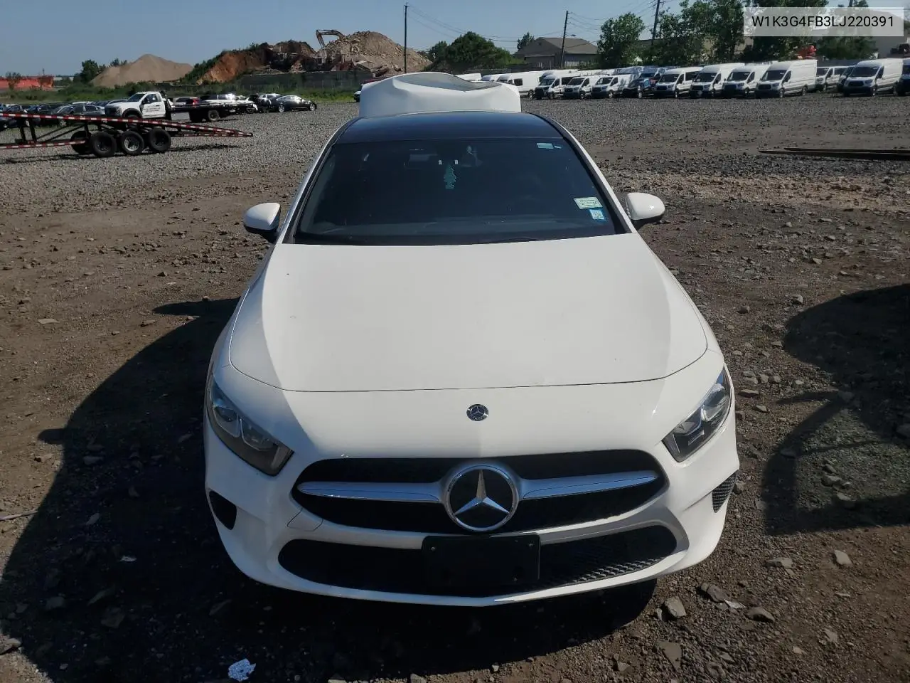 2020 Mercedes-Benz A 220 4Matic VIN: W1K3G4FB3LJ220391 Lot: 62083055