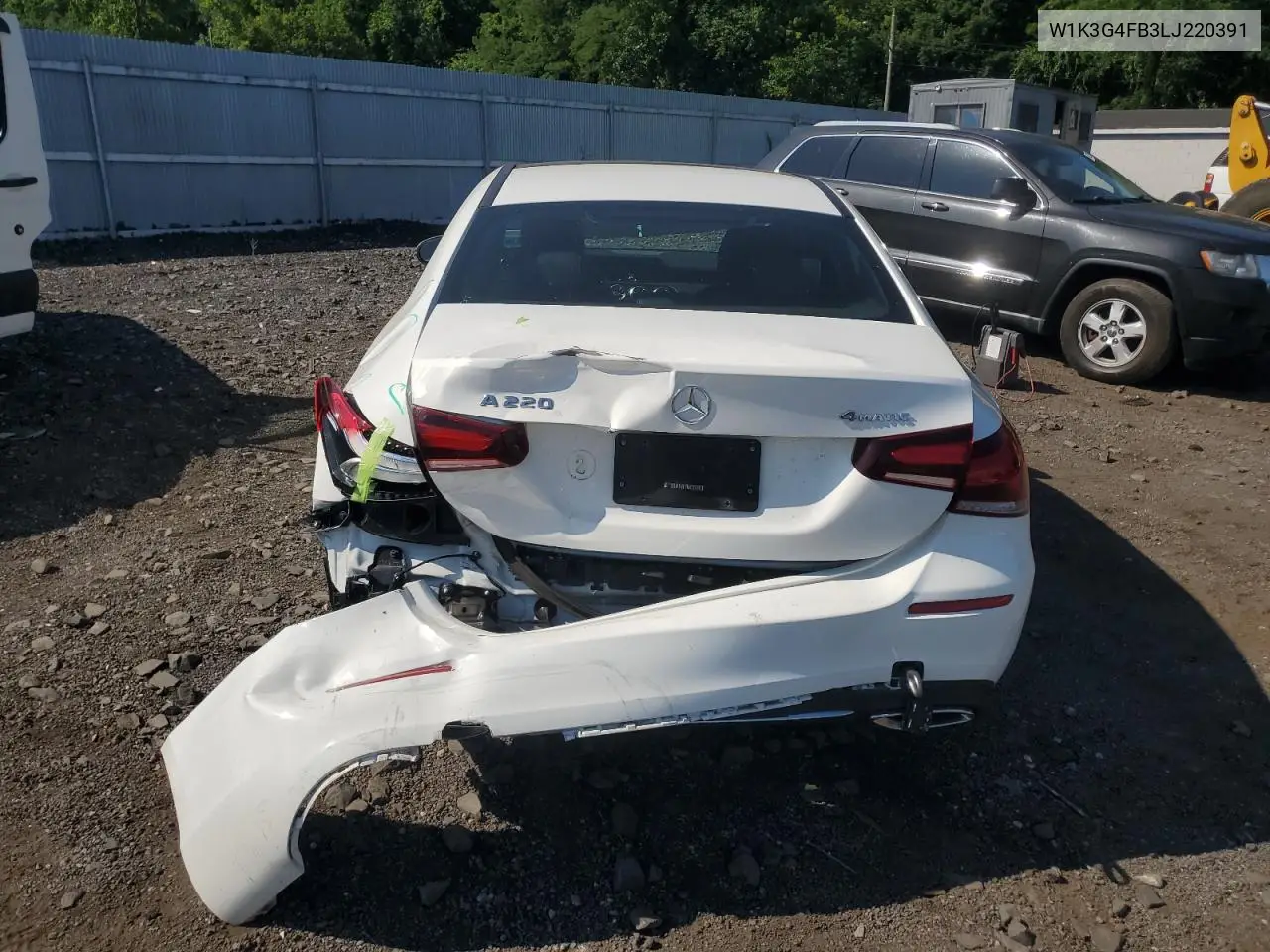 2020 Mercedes-Benz A 220 4Matic VIN: W1K3G4FB3LJ220391 Lot: 62083055