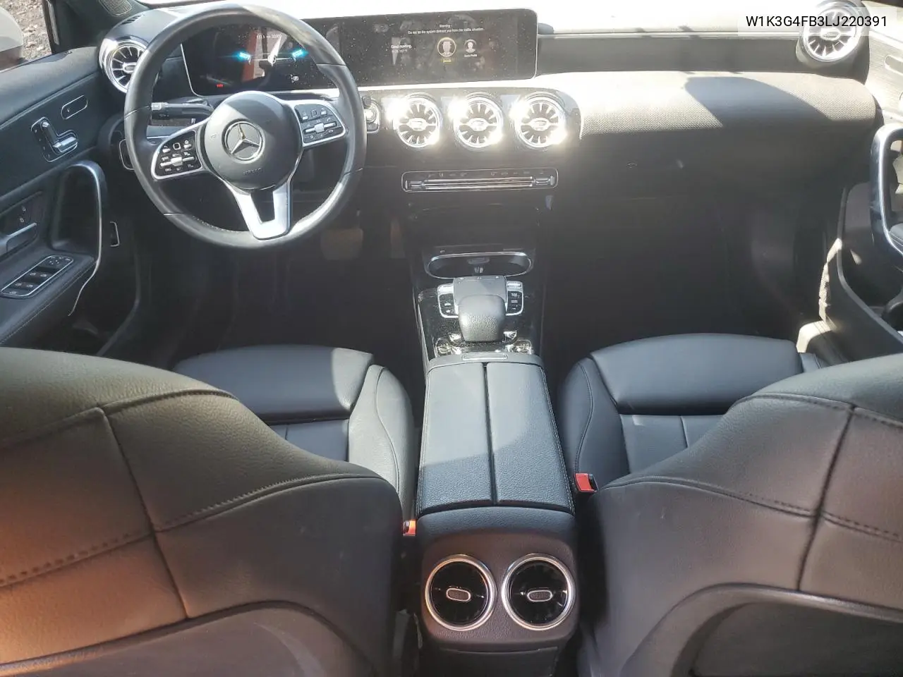 2020 Mercedes-Benz A 220 4Matic VIN: W1K3G4FB3LJ220391 Lot: 62083055