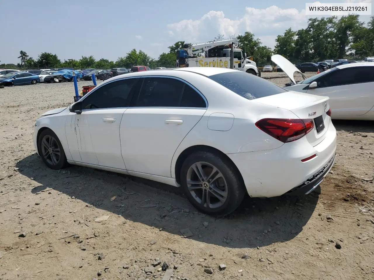 2020 Mercedes-Benz A 220 VIN: W1K3G4EB5LJ219261 Lot: 65618585