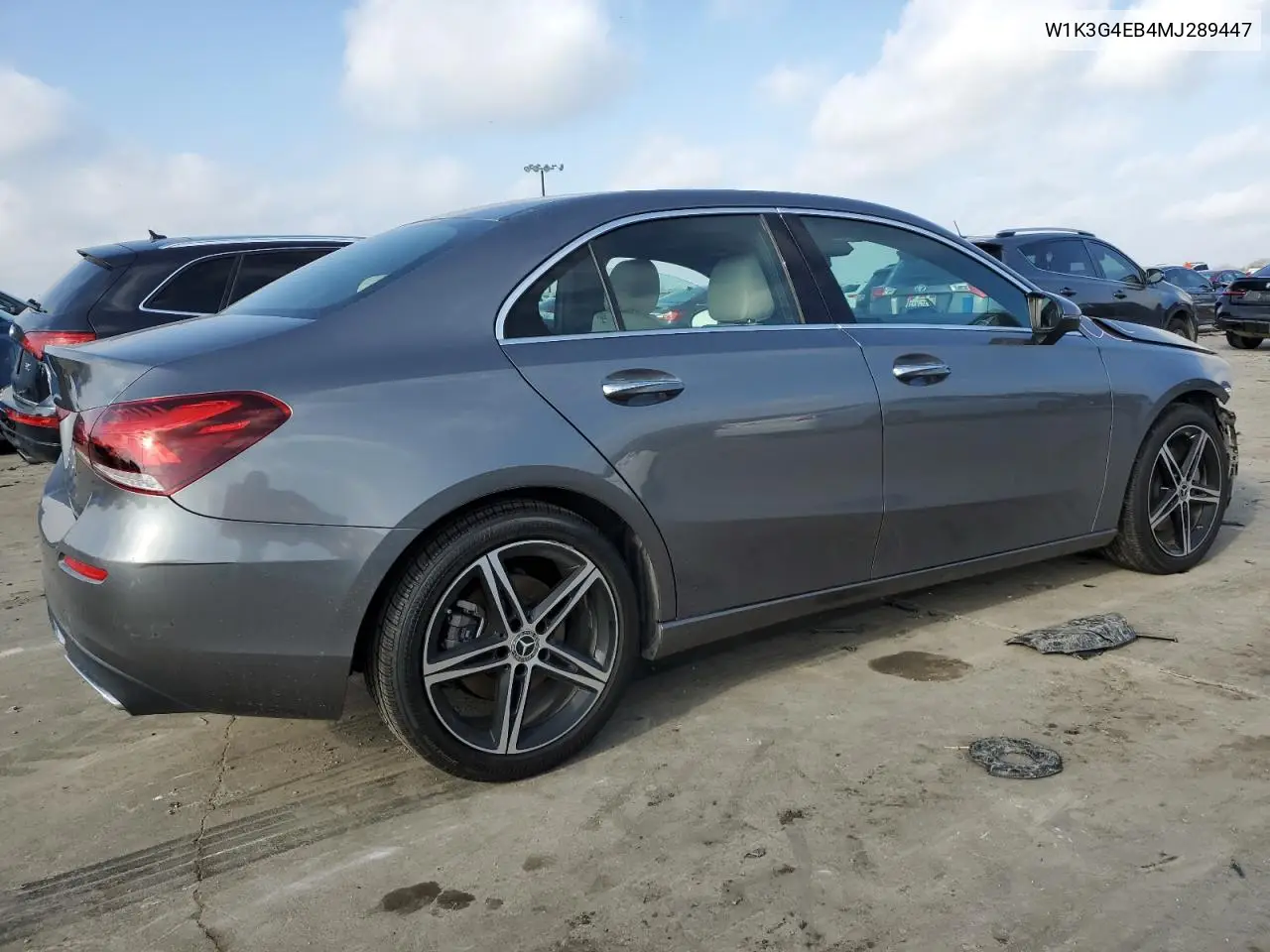 2021 Mercedes-Benz A 220 VIN: W1K3G4EB4MJ289447 Lot: 44254235