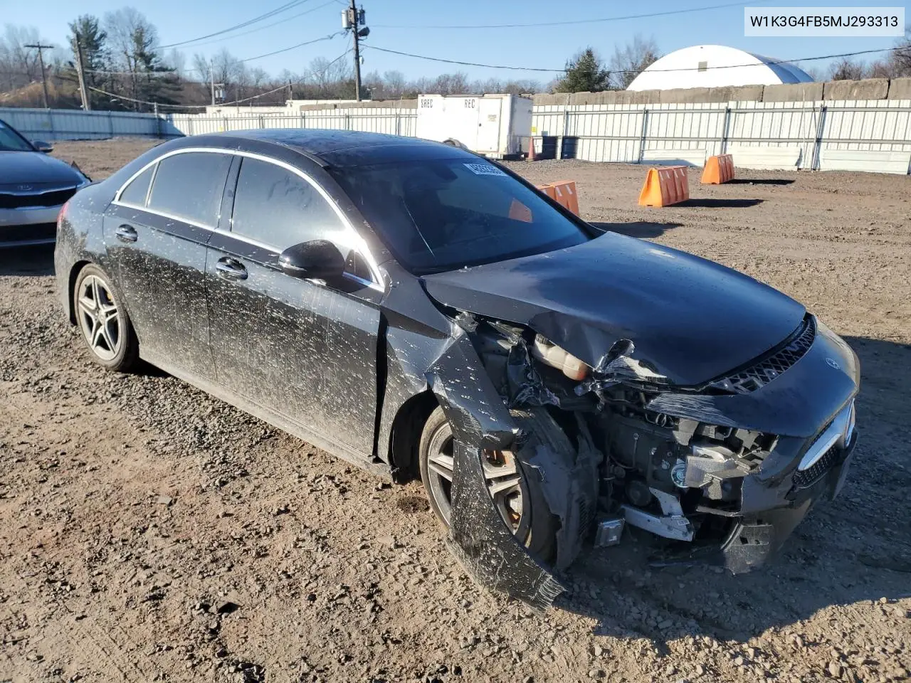 2021 Mercedes-Benz A 220 4Matic VIN: W1K3G4FB5MJ293313 Lot: 46262365
