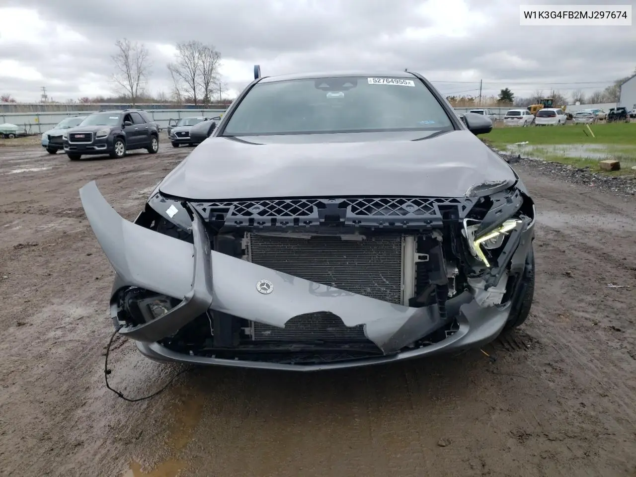 2021 Mercedes-Benz A 220 4Matic VIN: W1K3G4FB2MJ297674 Lot: 52764955