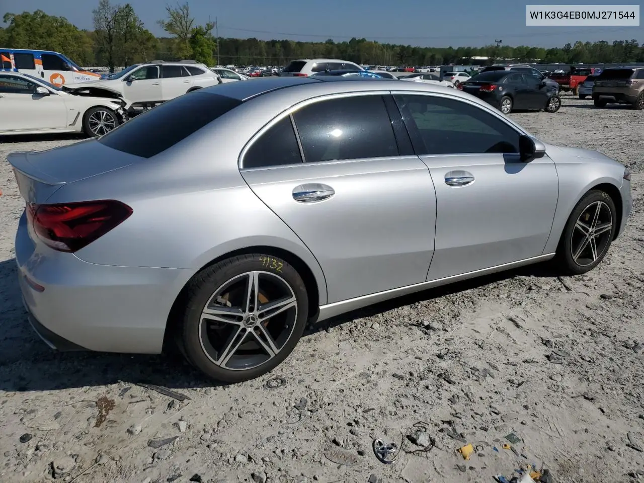 2021 Mercedes-Benz A 220 VIN: W1K3G4EB0MJ271544 Lot: 53053585