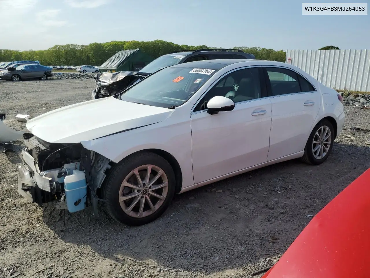 2021 Mercedes-Benz A 220 4Matic VIN: W1K3G4FB3MJ264053 Lot: 56964905