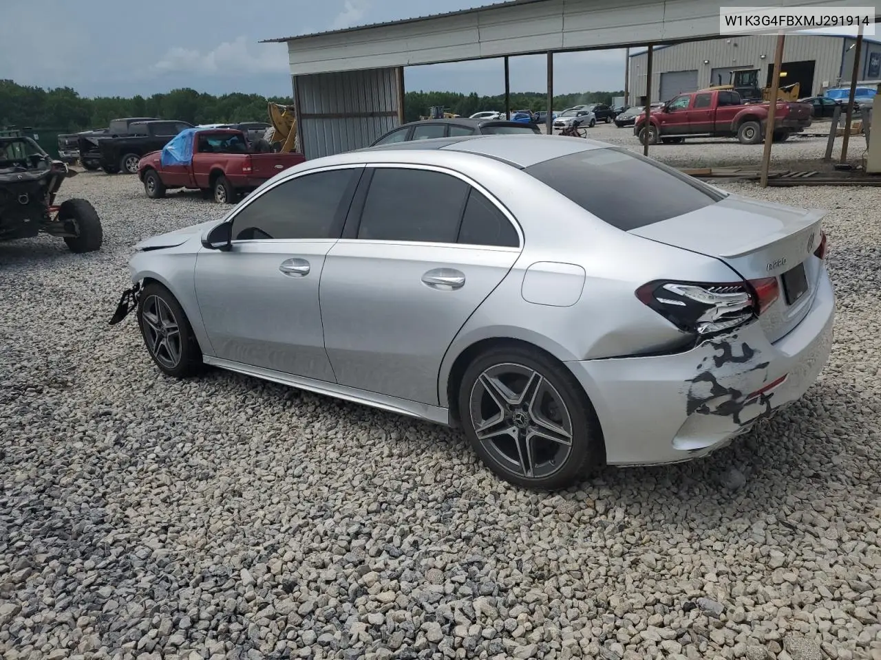 2021 Mercedes-Benz A 220 4Matic VIN: W1K3G4FBXMJ291914 Lot: 62597755