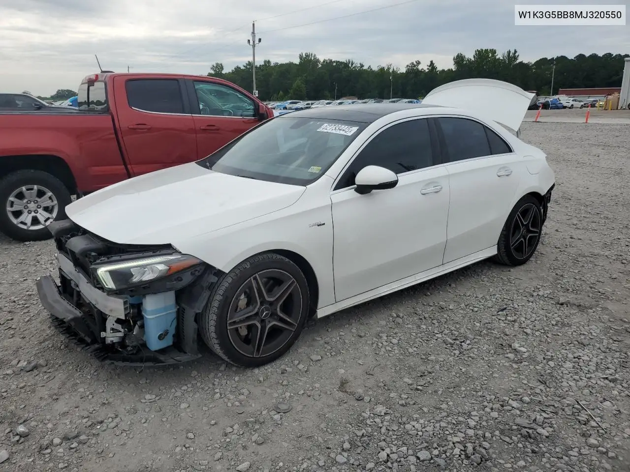 2021 Mercedes-Benz A 35 Amg VIN: W1K3G5BB8MJ320550 Lot: 62733445