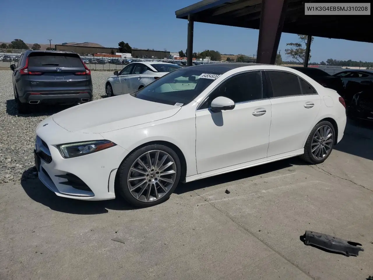 2021 Mercedes-Benz A 220 VIN: W1K3G4EB5MJ310208 Lot: 64854935