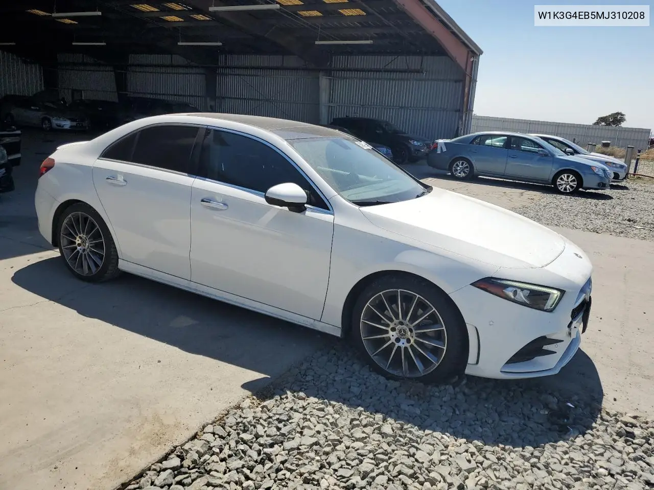 2021 Mercedes-Benz A 220 VIN: W1K3G4EB5MJ310208 Lot: 64854935