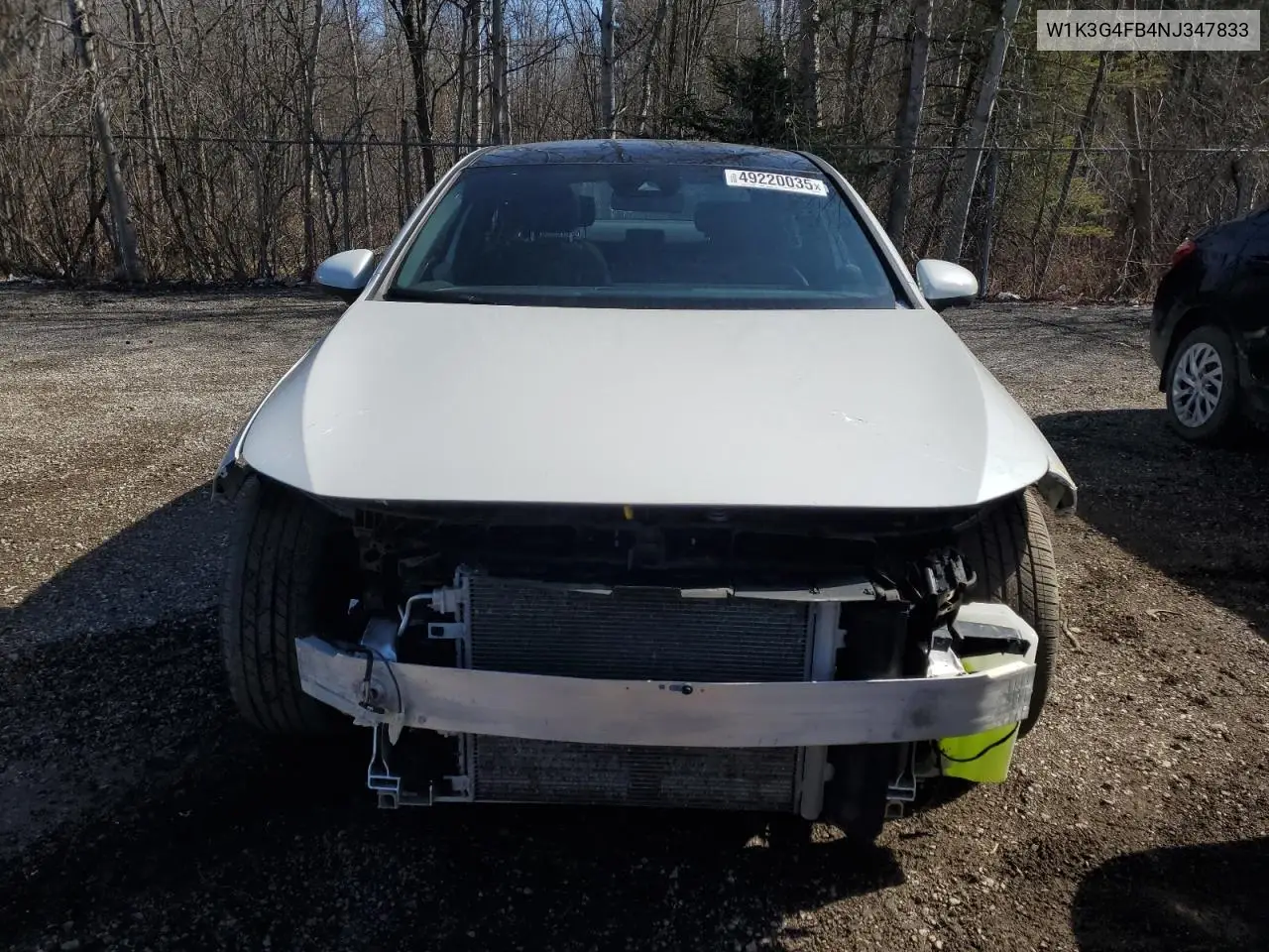 2022 Mercedes-Benz A 220 4Matic VIN: W1K3G4FB4NJ347833 Lot: 49220035