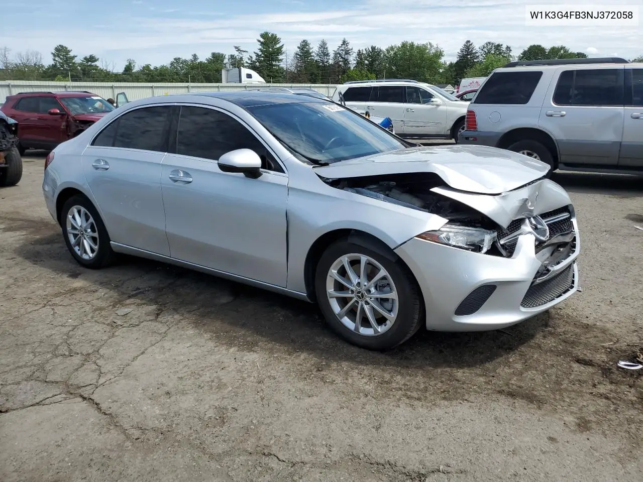 2022 Mercedes-Benz A 220 4Matic VIN: W1K3G4FB3NJ372058 Lot: 65679295