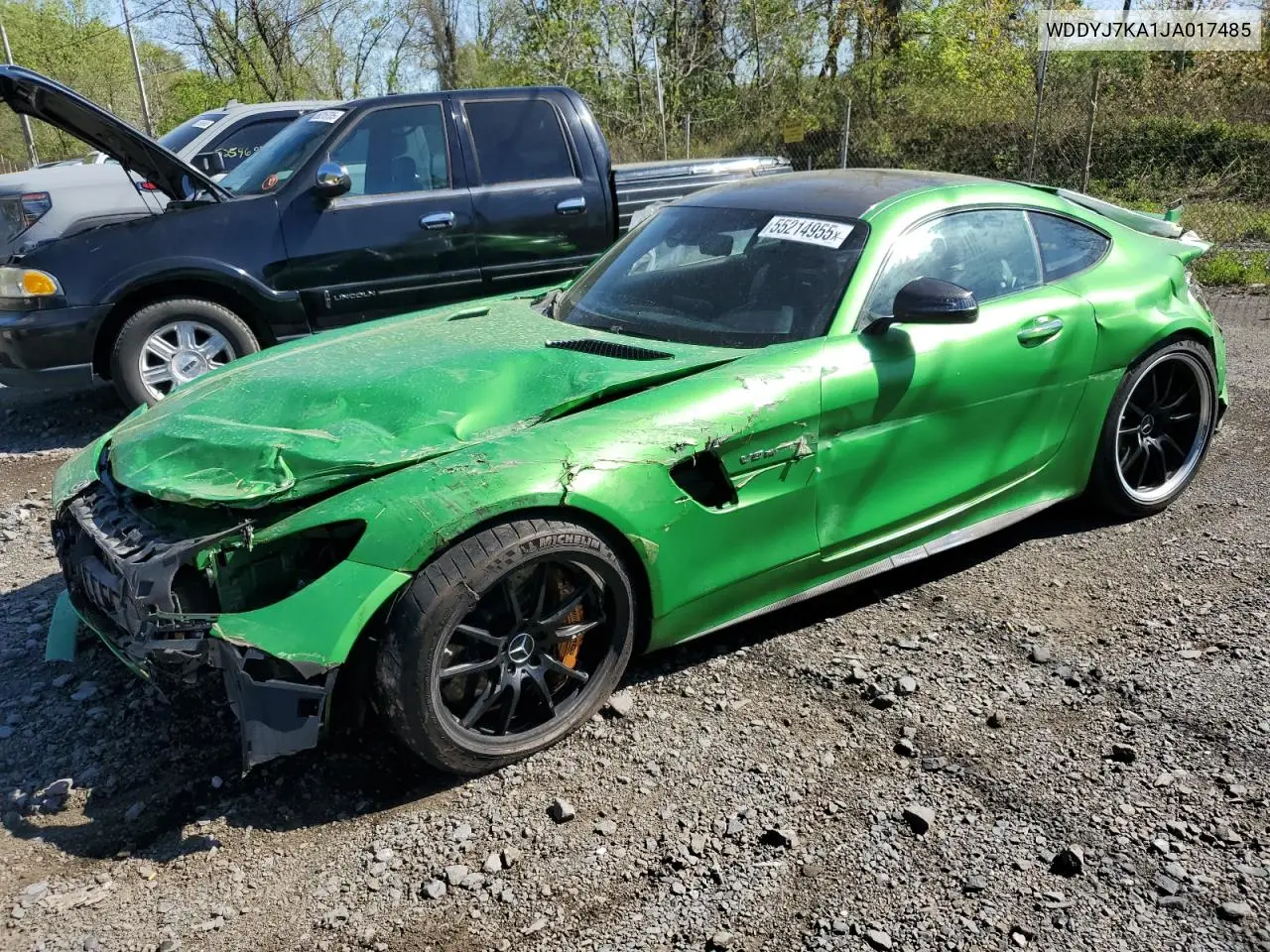 2018 Mercedes-Benz Amg Gt R VIN: WDDYJ7KA1JA017485 Lot: 55214955