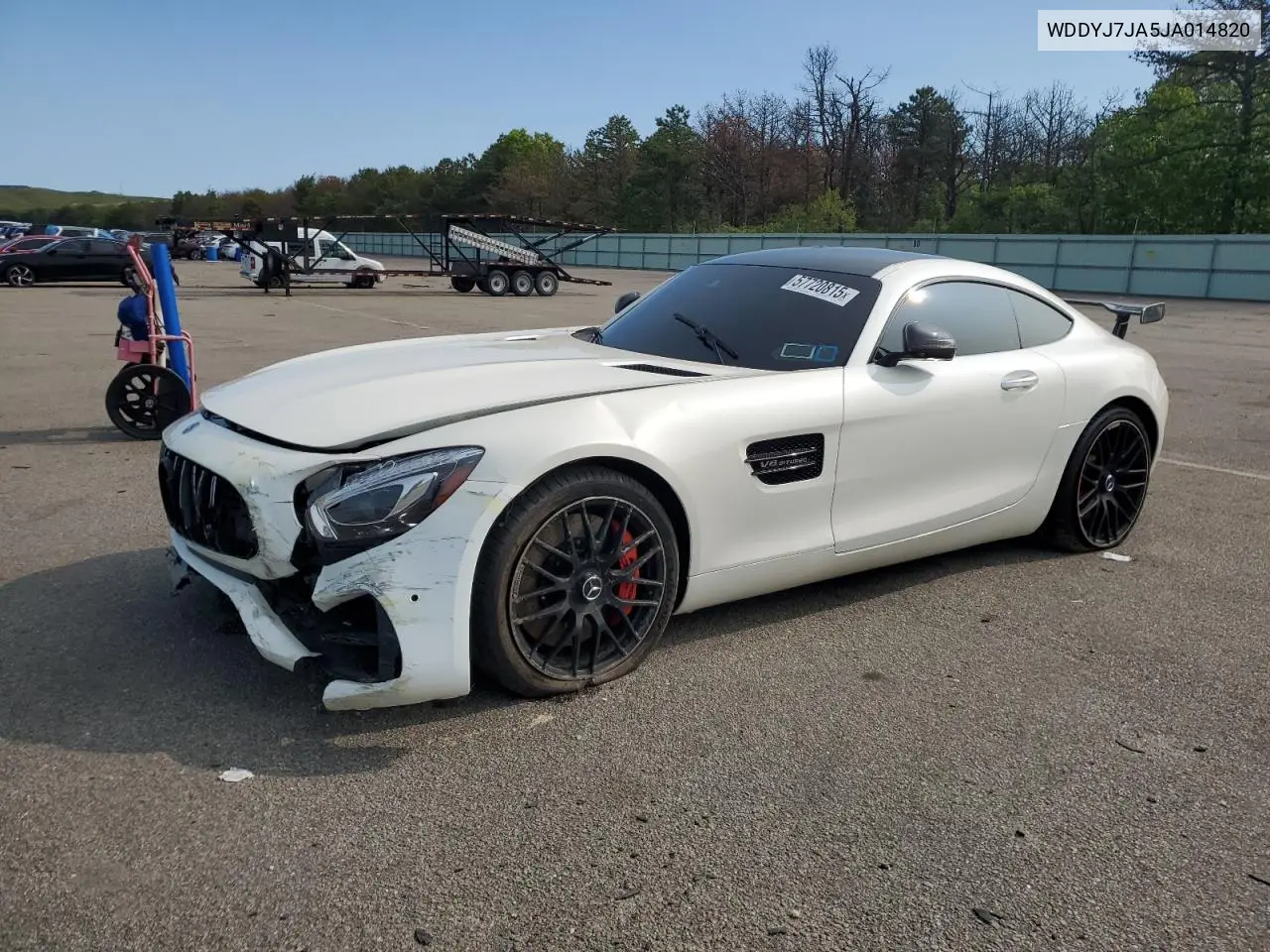 2018 Mercedes-Benz Amg Gt S VIN: WDDYJ7JA5JA014820 Lot: 57720815