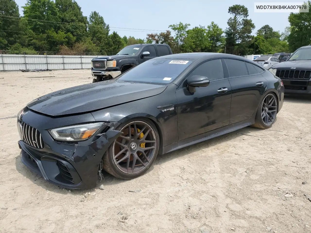 2019 Mercedes-Benz Amg Gt 63 S VIN: WDD7X8KB4KA007978 Lot: 56986435