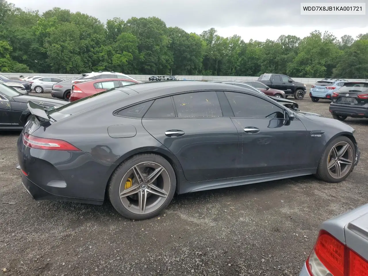2019 Mercedes-Benz Amg Gt 63 VIN: WDD7X8JB1KA001721 Lot: 61333635