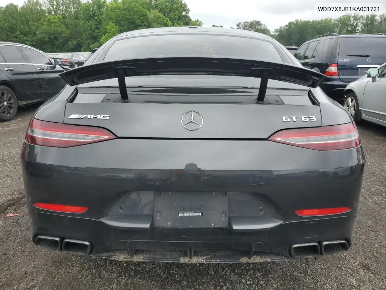 2019 Mercedes-Benz Amg Gt 63 VIN: WDD7X8JB1KA001721 Lot: 61333635
