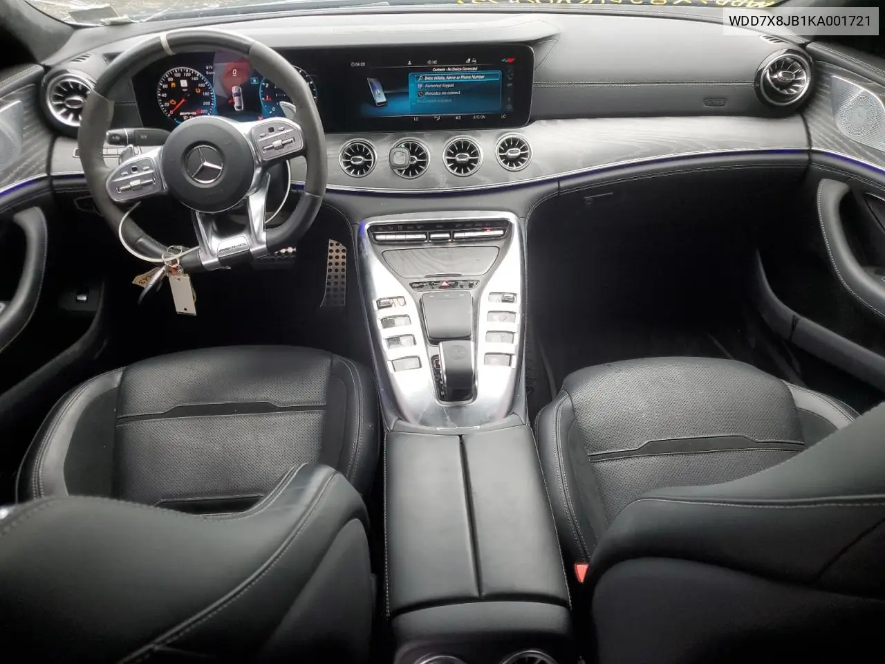 2019 Mercedes-Benz Amg Gt 63 VIN: WDD7X8JB1KA001721 Lot: 61333635