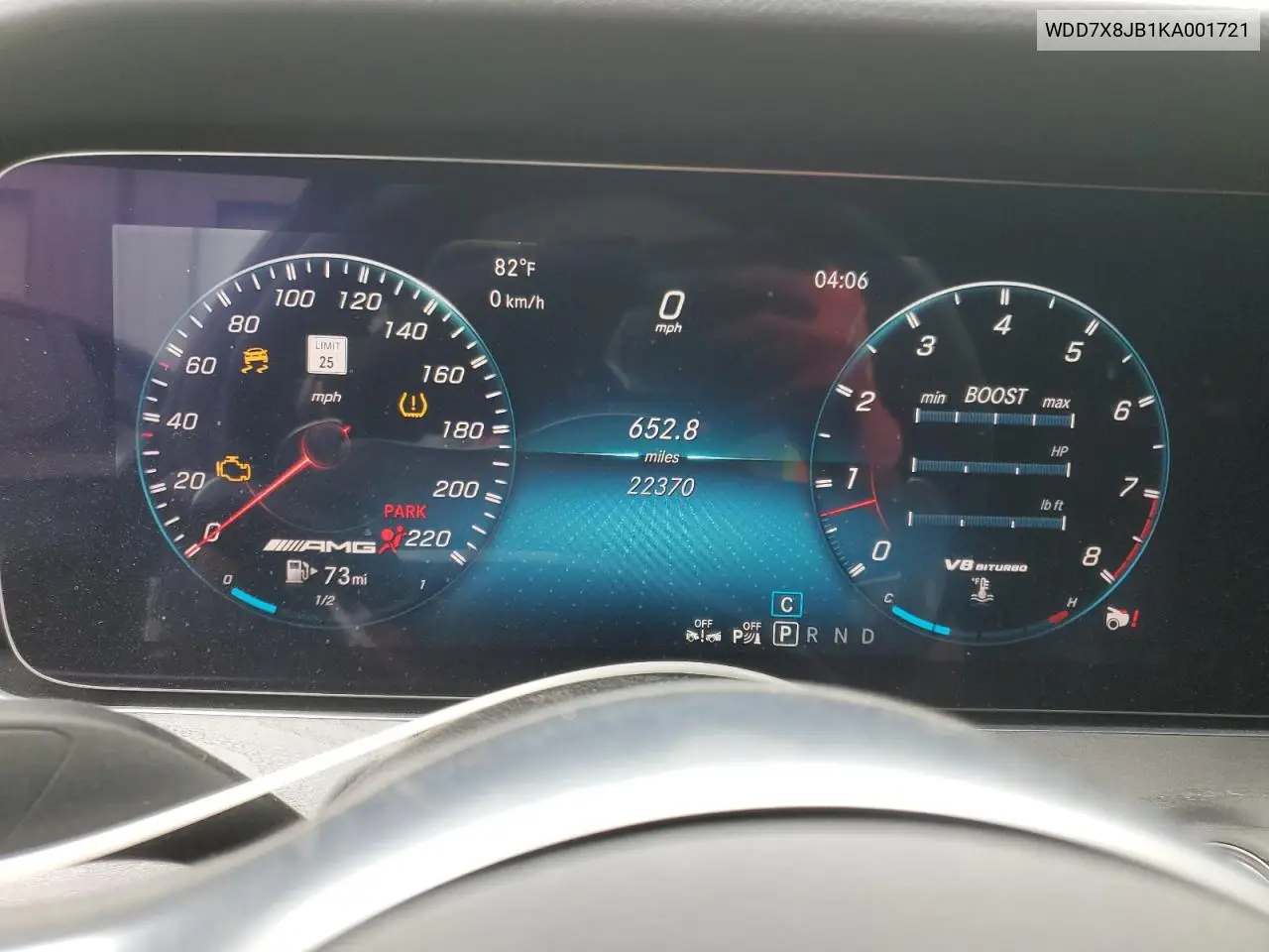 2019 Mercedes-Benz Amg Gt 63 VIN: WDD7X8JB1KA001721 Lot: 61333635