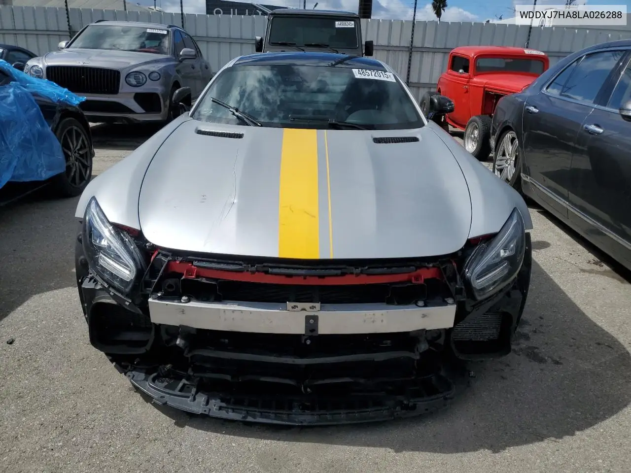 2020 Mercedes-Benz Amg Gt VIN: WDDYJ7HA8LA026288 Lot: 48572015