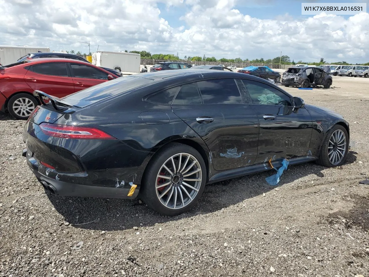 2020 Mercedes-Benz Amg Gt 53 VIN: W1K7X6BBXLA016531 Lot: 52602744