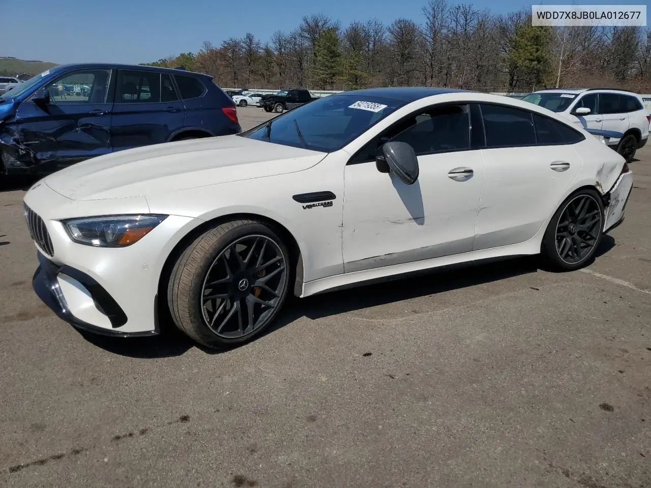 2020 Mercedes-Benz Amg Gt 63 VIN: WDD7X8JB0LA012677 Lot: 54219355