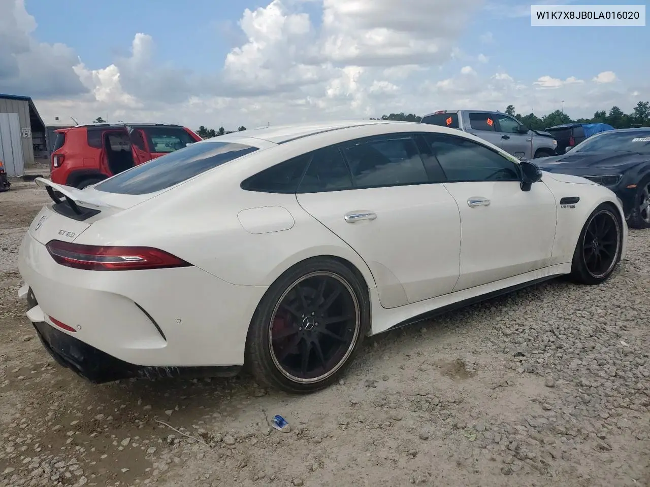 2020 Mercedes-Benz Amg Gt 63 VIN: W1K7X8JB0LA016020 Lot: 62546075