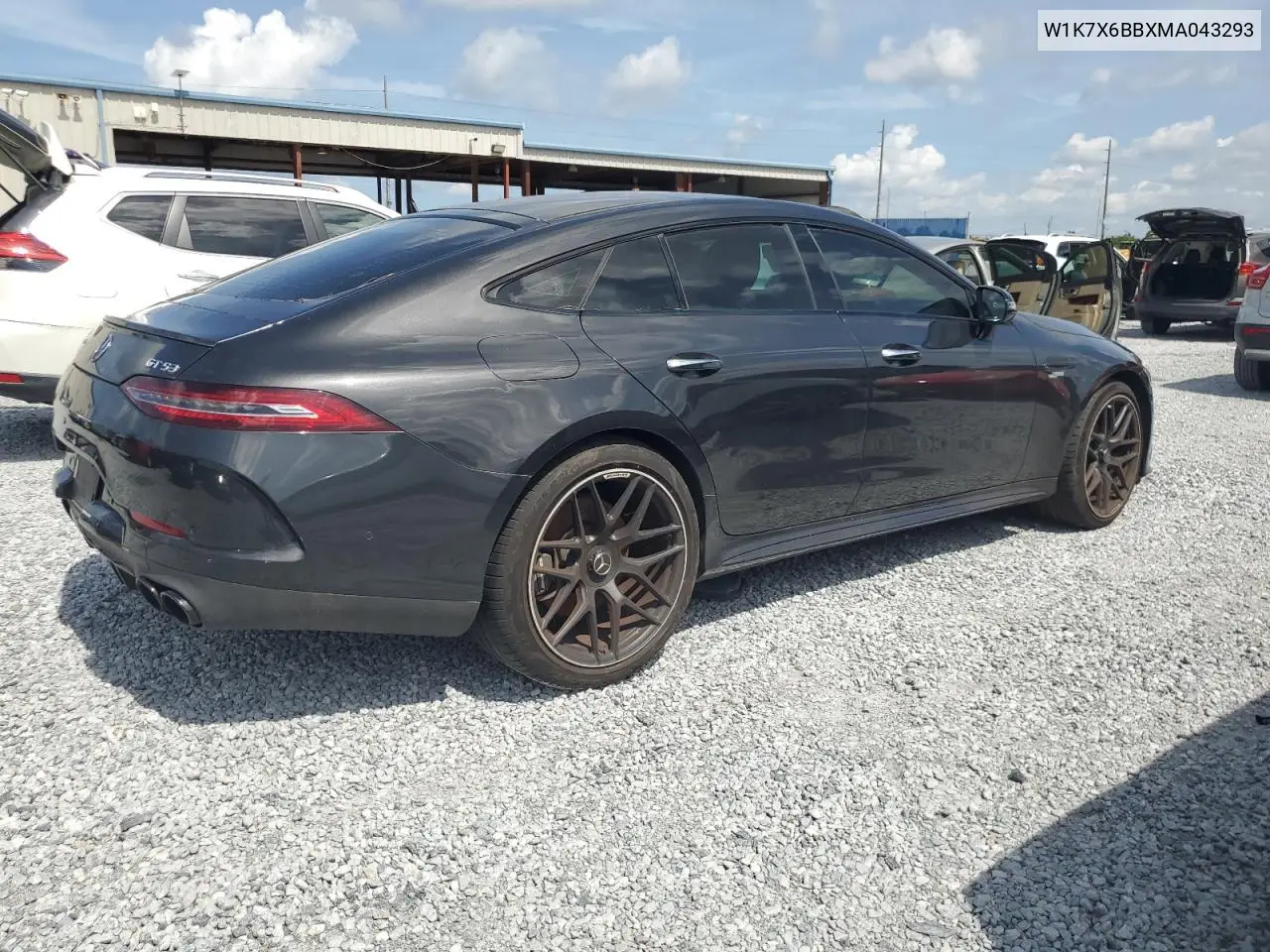 2021 Mercedes-Benz Amg Gt 53 VIN: W1K7X6BBXMA043293 Lot: 63664265