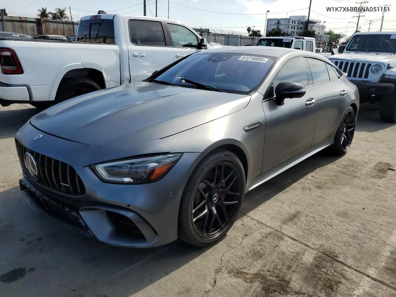 2022 Mercedes-Benz Amg Gt 53 VIN: W1K7X6BB6NA051151 Lot: 61216855