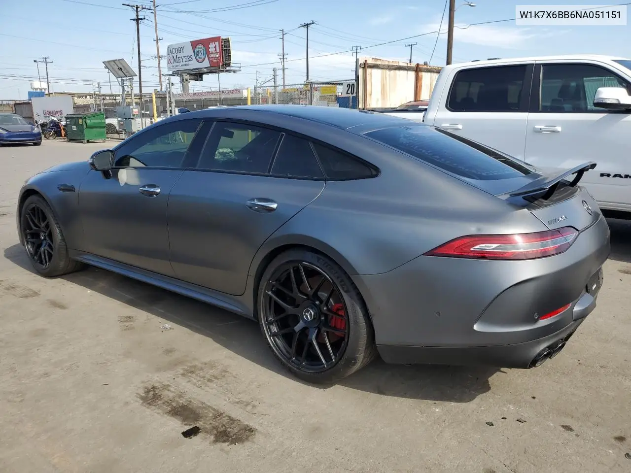 2022 Mercedes-Benz Amg Gt 53 VIN: W1K7X6BB6NA051151 Lot: 61216855