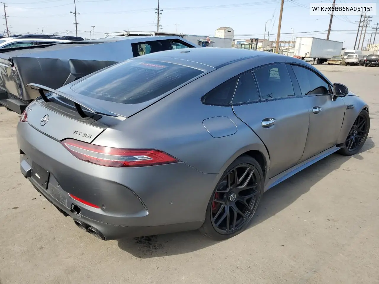 2022 Mercedes-Benz Amg Gt 53 VIN: W1K7X6BB6NA051151 Lot: 61216855