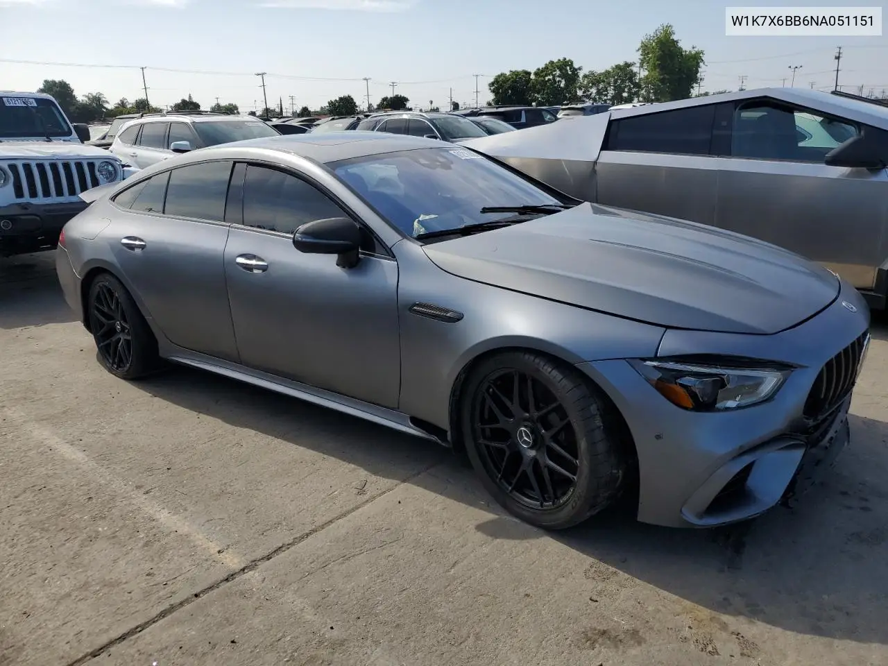 2022 Mercedes-Benz Amg Gt 53 VIN: W1K7X6BB6NA051151 Lot: 61216855