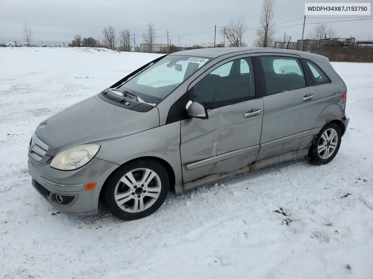 2007 Mercedes-Benz B200 VIN: WDDFH34X87J153750 Lot: 50053745