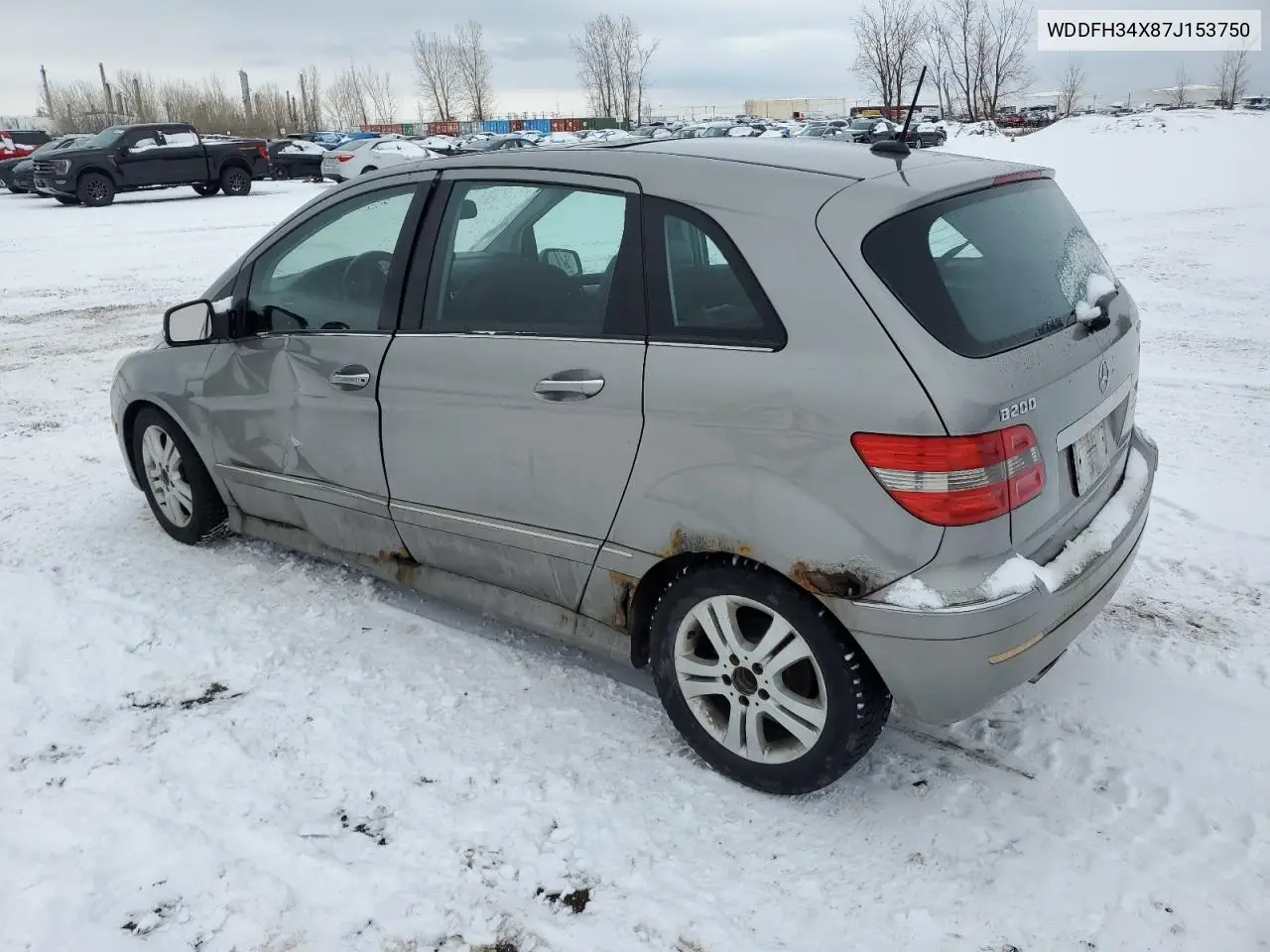 2007 Mercedes-Benz B200 VIN: WDDFH34X87J153750 Lot: 50053745