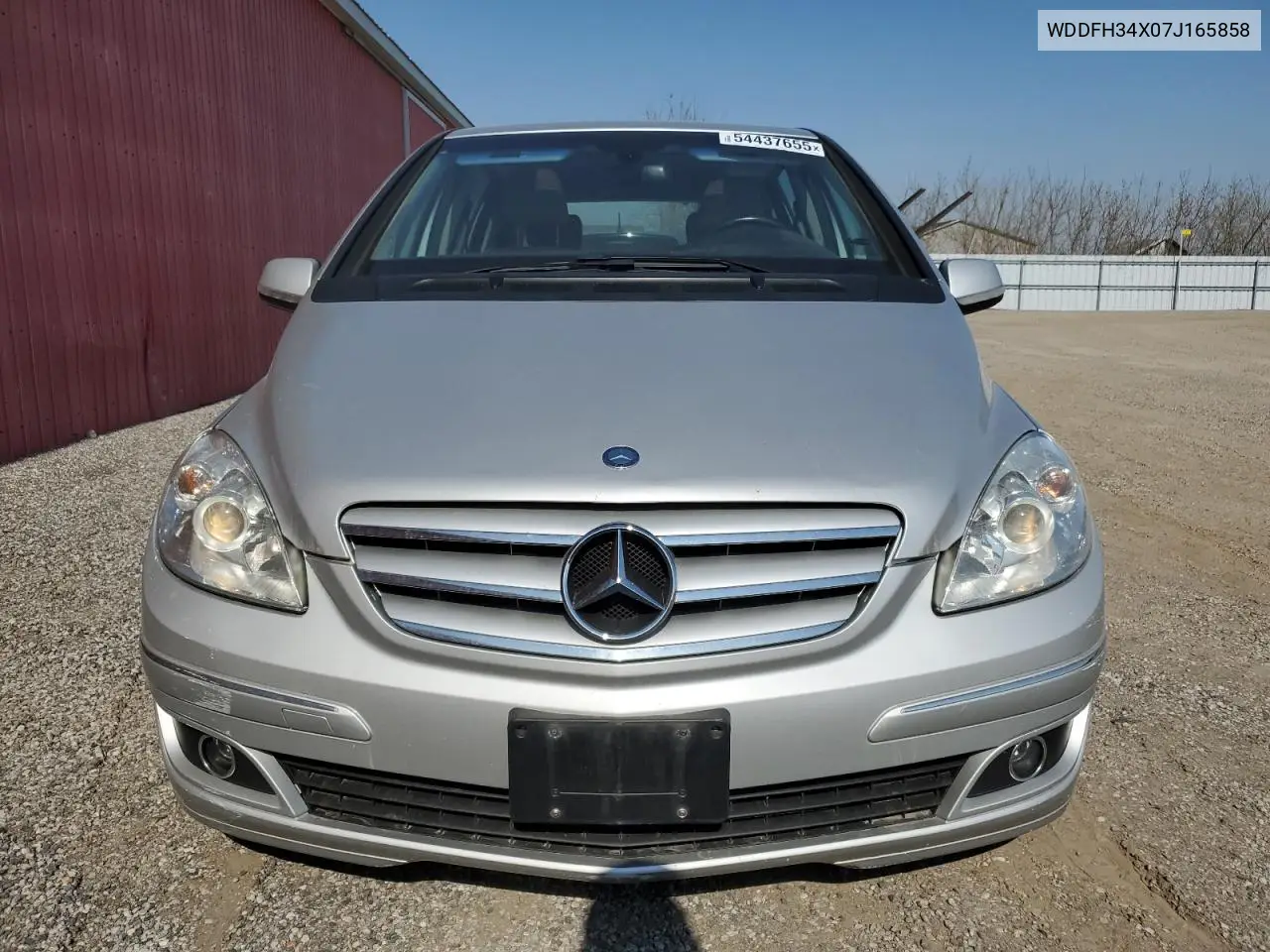 2007 Mercedes-Benz B200 VIN: WDDFH34X07J165858 Lot: 54437655