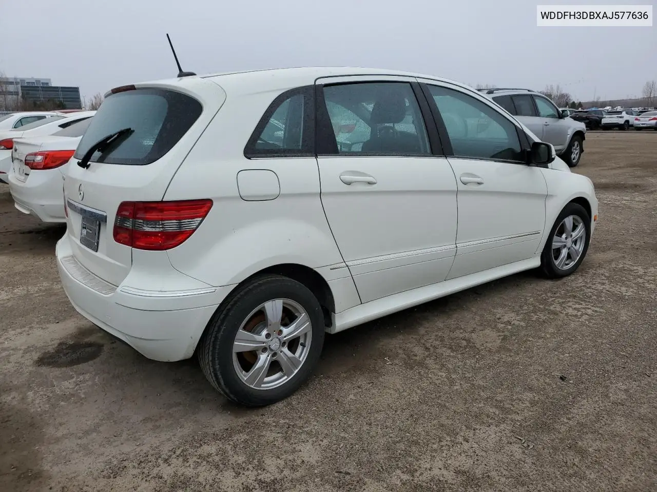 2010 Mercedes-Benz B200 VIN: WDDFH3DBXAJ577636 Lot: 51819305