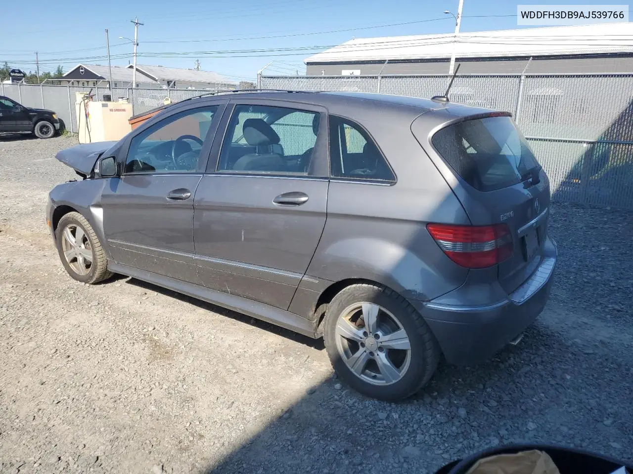 2010 Mercedes-Benz B200 VIN: WDDFH3DB9AJ539766 Lot: 62515905