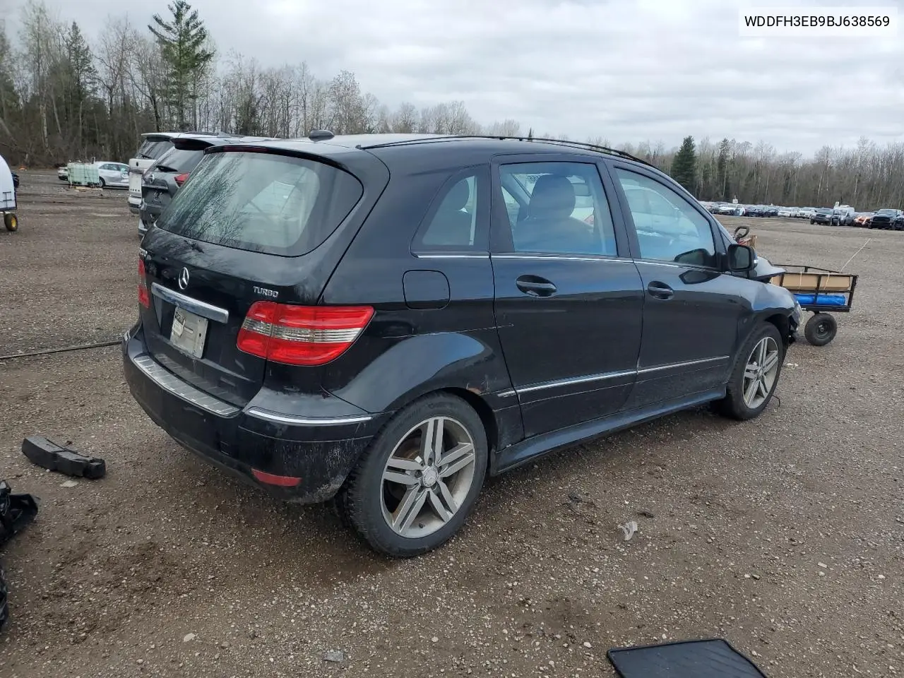 2011 Mercedes-Benz B200 T VIN: WDDFH3EB9BJ638569 Lot: 54694155