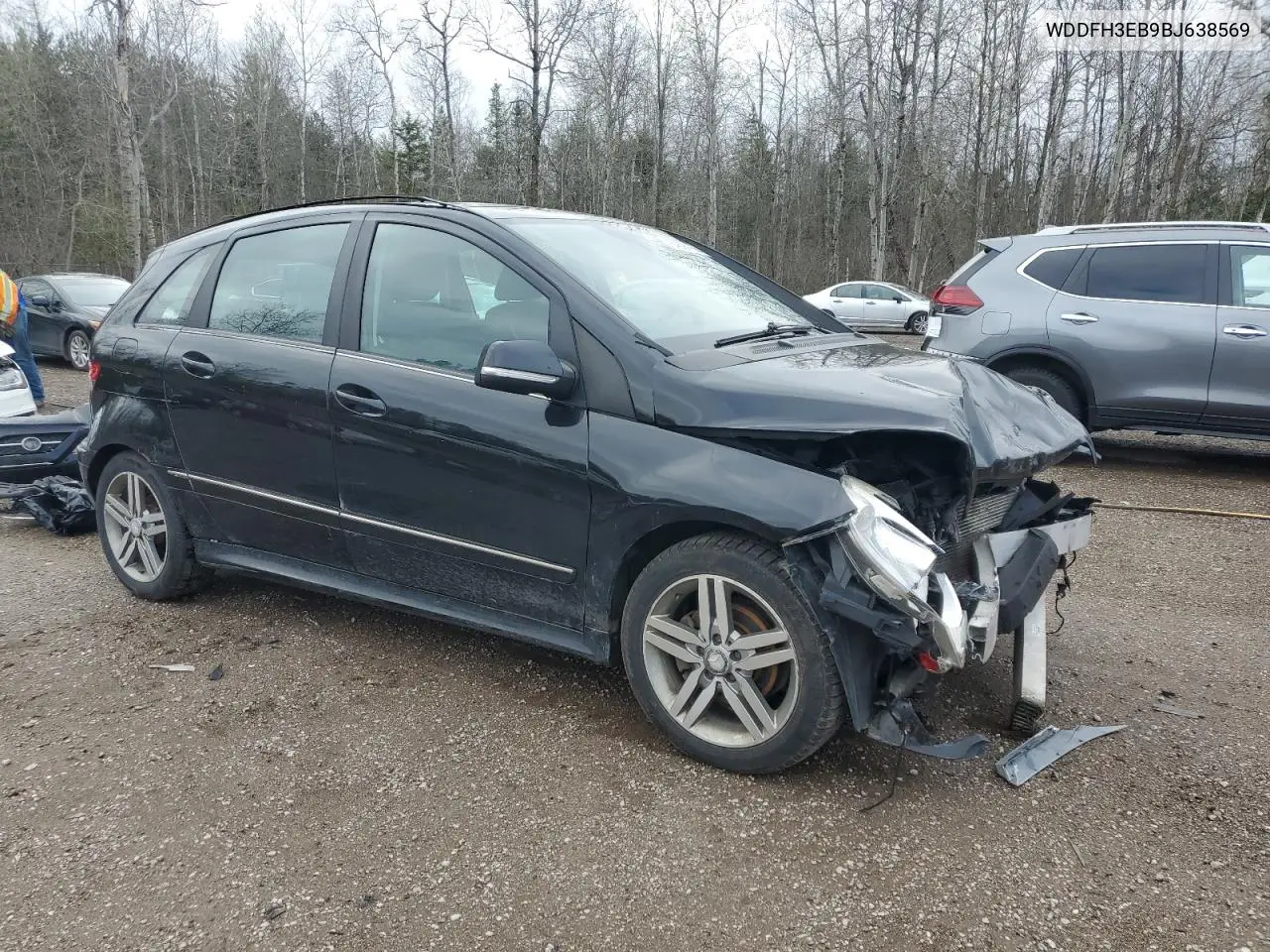 2011 Mercedes-Benz B200 T VIN: WDDFH3EB9BJ638569 Lot: 54694155