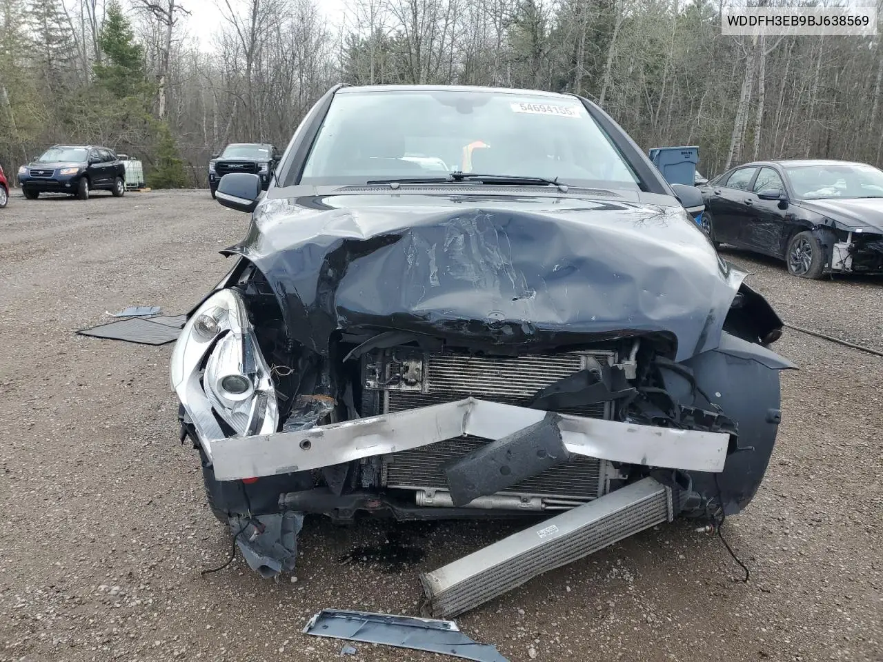 2011 Mercedes-Benz B200 T VIN: WDDFH3EB9BJ638569 Lot: 54694155