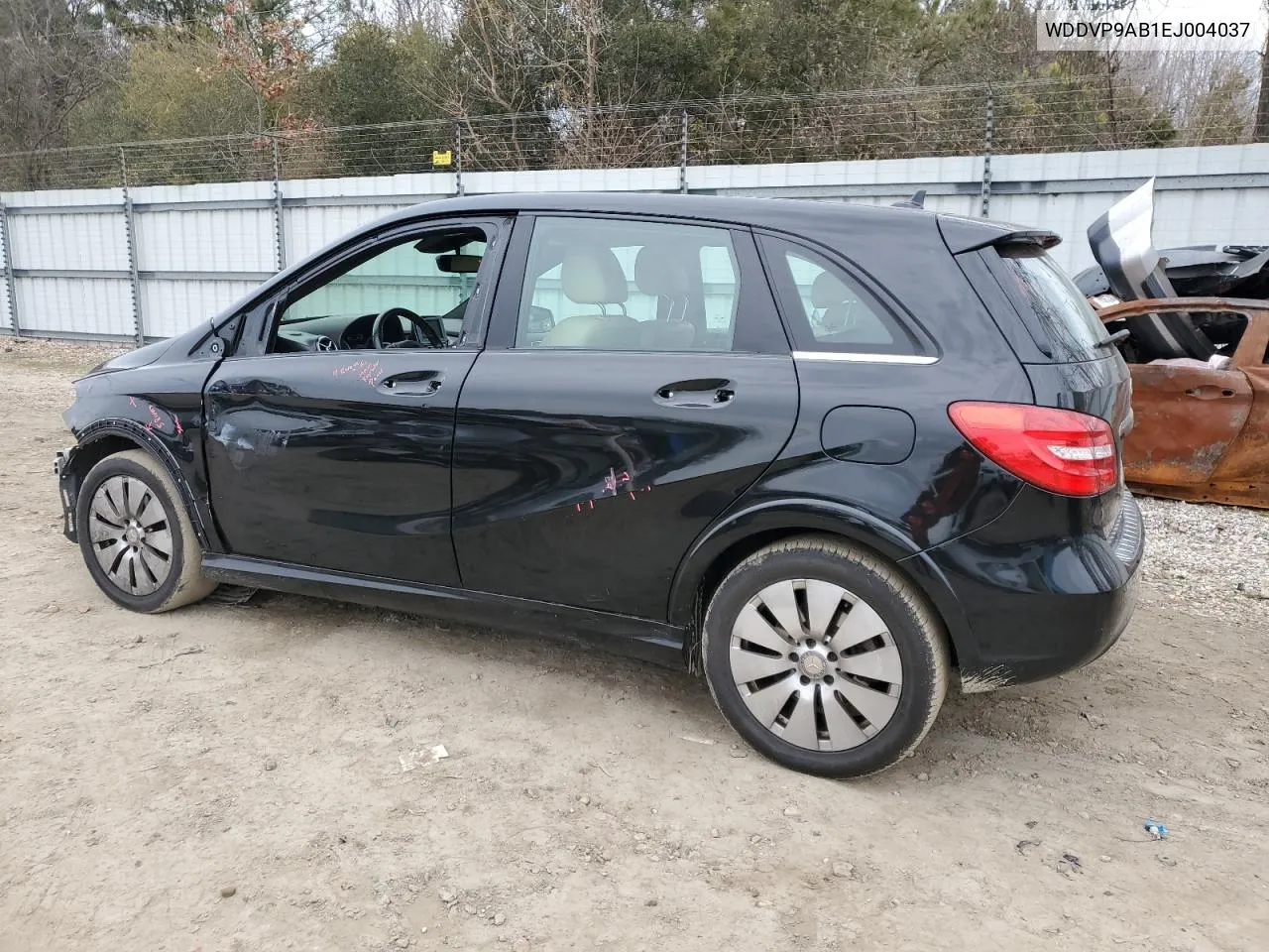 2014 Mercedes-Benz B Electric VIN: WDDVP9AB1EJ004037 Lot: 41431675