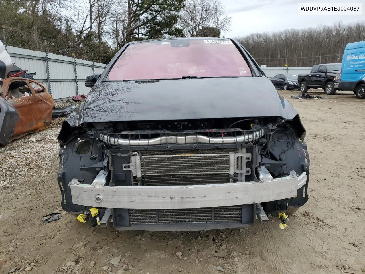 2014 Mercedes-Benz B Electric VIN: WDDVP9AB1EJ004037 Lot: 41431675