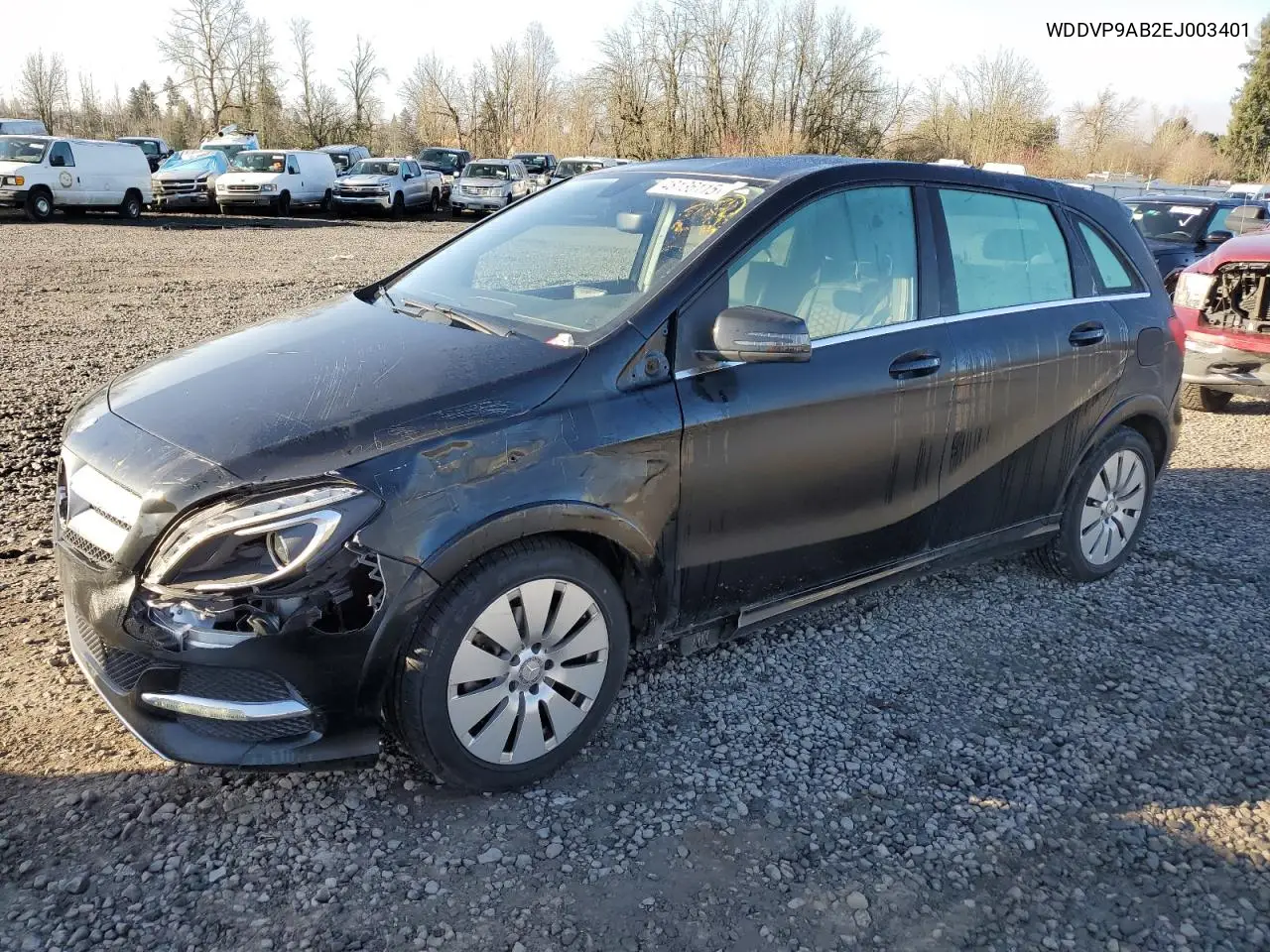2014 Mercedes-Benz B Electric VIN: WDDVP9AB2EJ003401 Lot: 48136115