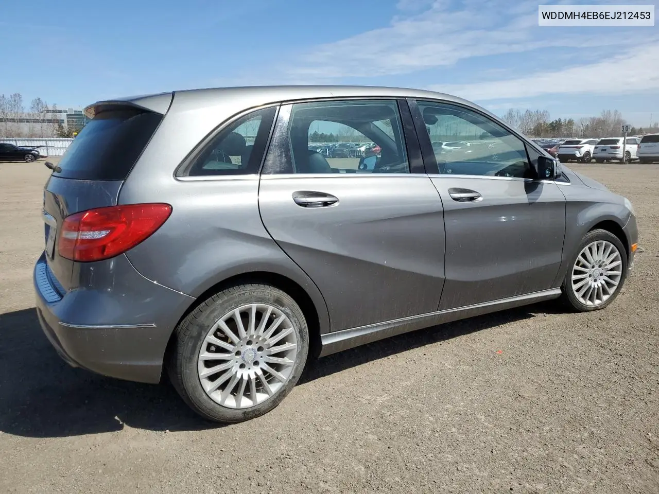 2014 Mercedes-Benz B250 VIN: WDDMH4EB6EJ212453 Lot: 51744225