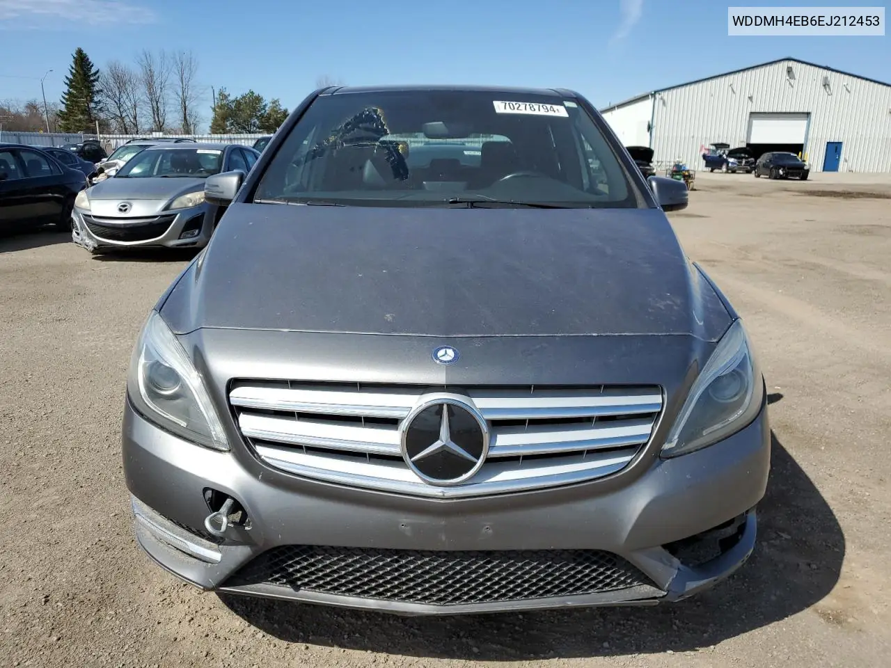 2014 Mercedes-Benz B250 VIN: WDDMH4EB6EJ212453 Lot: 51744225