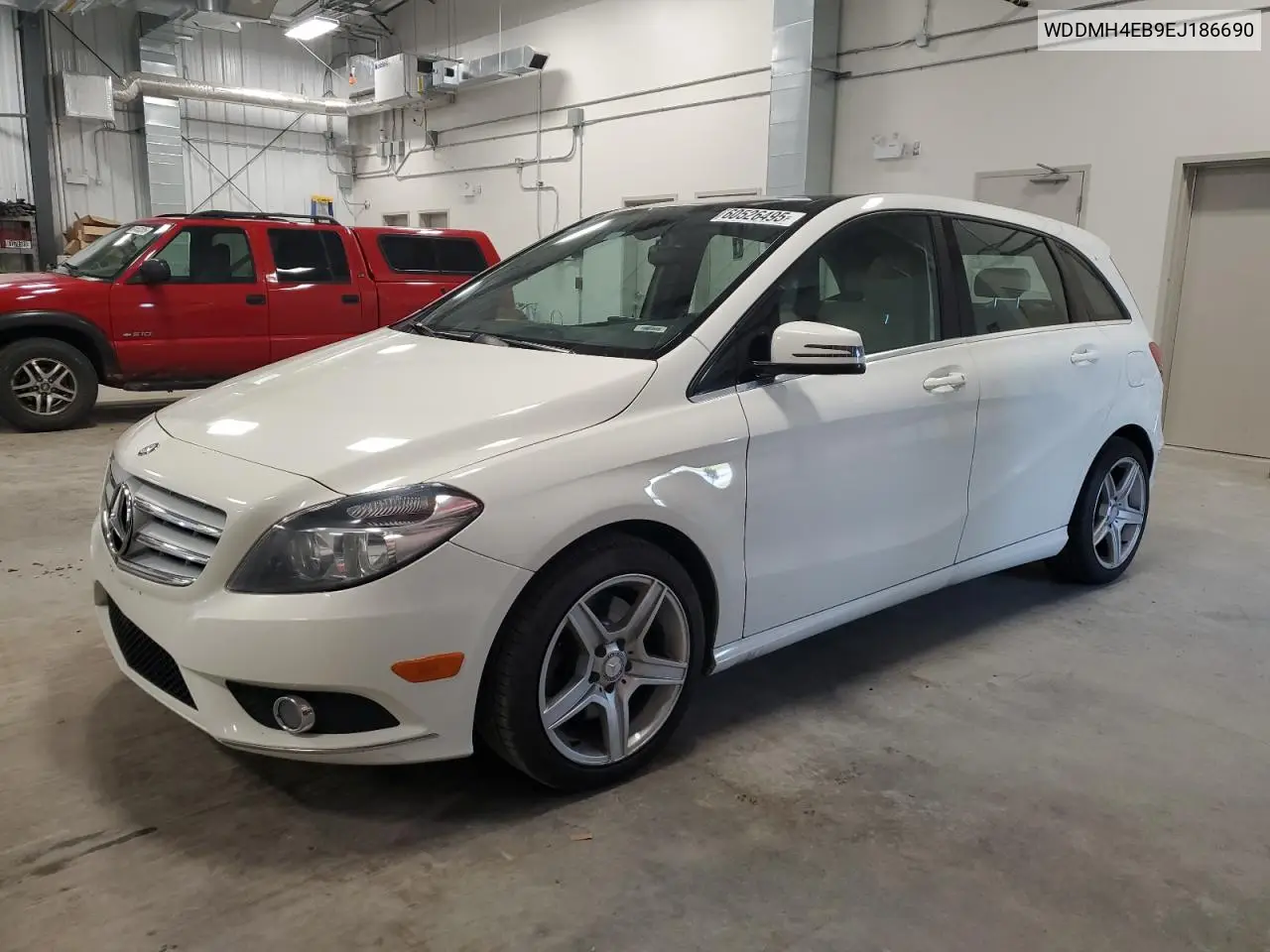 2014 Mercedes-Benz B250 VIN: WDDMH4EB9EJ186690 Lot: 60526495